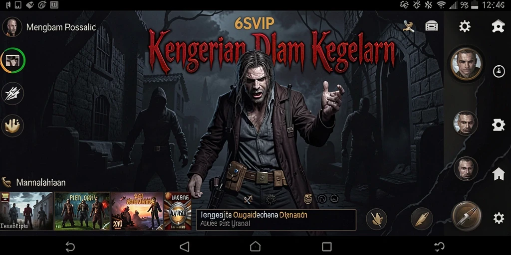 Screenshot gameplay 6SVIP menampilkan tindakan menegangkan di dunia horor.