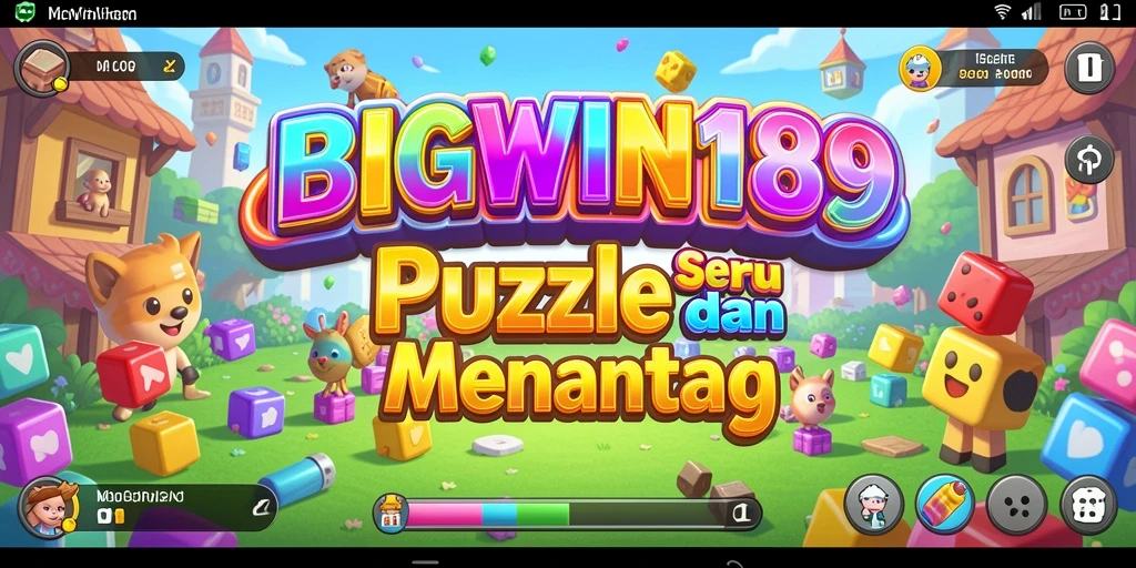 Tampilan gameplay BIGWIN189 yang menarik dan seru saat menyelesaikan puzzle.