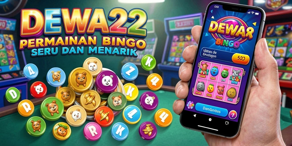 Tampilan gameplay DEWA22 yang menarik dan penuh warna.
