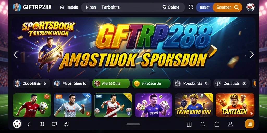 Tampilan gameplay <strong>GIFTRP288</strong> yang menarik dan intuitif untuk taruhan olahraga.