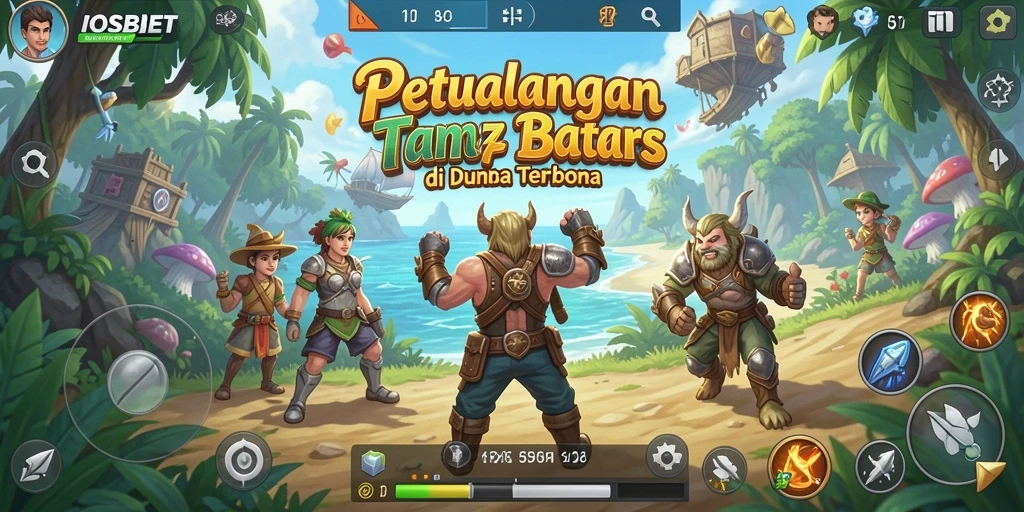 Screenshot gameplay IOSBET menampilkan aksi seru di dunia terbuka.