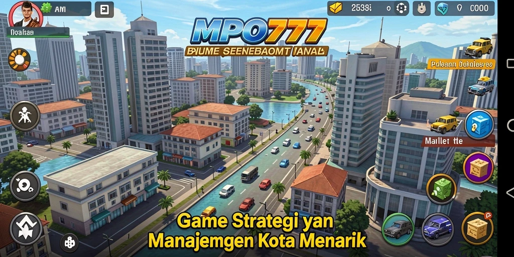 Gameplay seru dengan membangun kota dalam MPO777.
