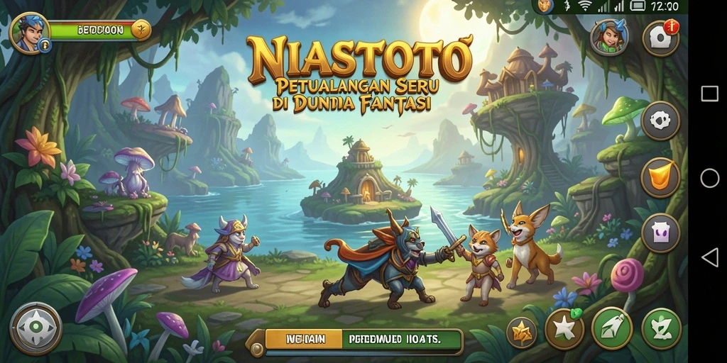 Screenshot gameplay NIASTOTO menampilkan aksi petualangan seru.