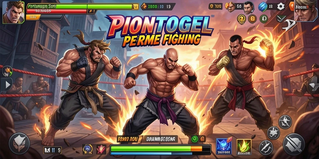 Gameplay PIONTOGEL penuh aksi pertarungan yang mendebarkan.