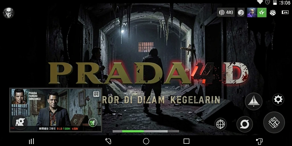 Tampilan mendebarkan dari <strong>PRADA4D</strong> yang penuh dengan kegelapan dan misteri.