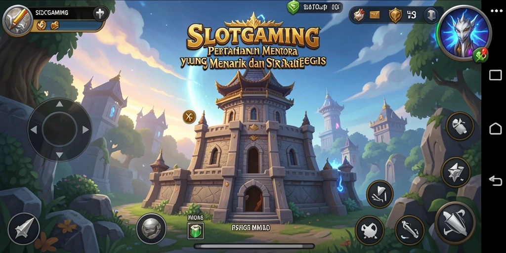 Gameplay menegangkan dari SLOTGAMING Tower Defense.