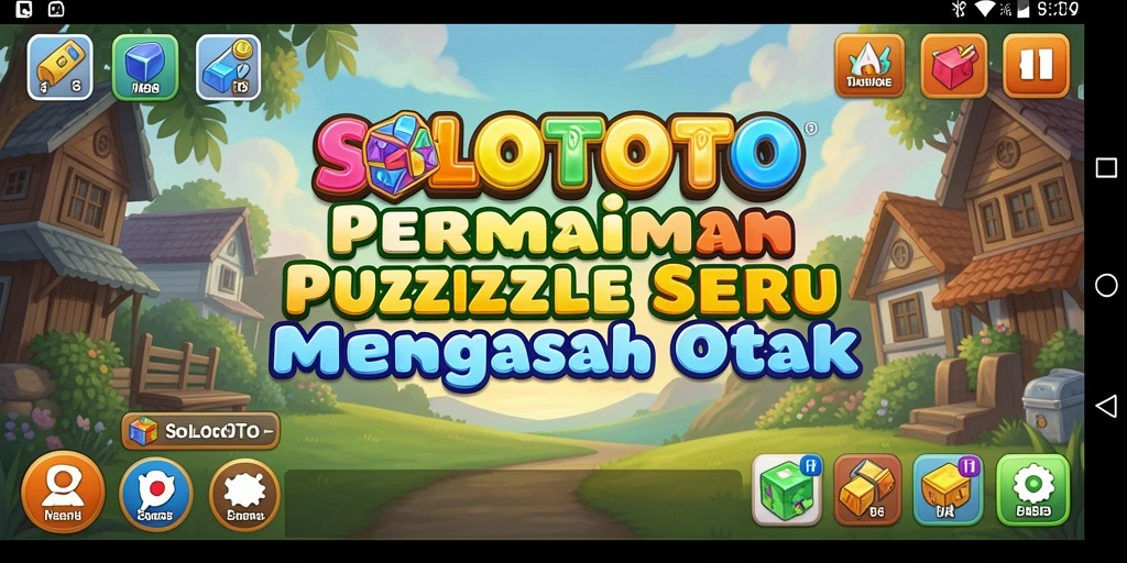 Tampilan gameplay puzzle SOLOTOTO yang menantang dan menarik.