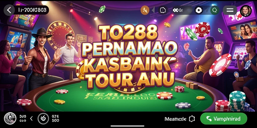 Screenshot TO288 menampilkan gameplay seru dan grafik kasino yang menakjubkan.